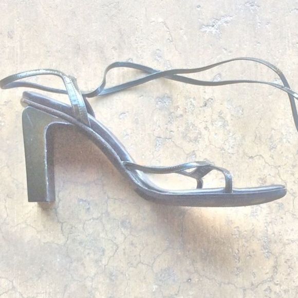 Sergio Rossi Shoes - Sergio Rossi Square Toe Leather sandals